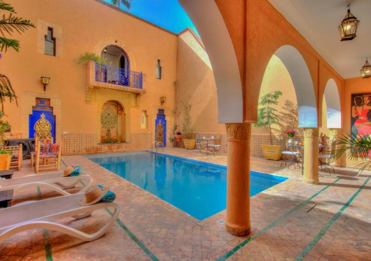 Riad La Villa Bleue & Spa Marrakesh Exterior foto