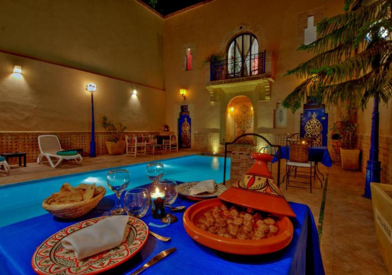 Riad La Villa Bleue & Spa Marrakesh Exterior foto