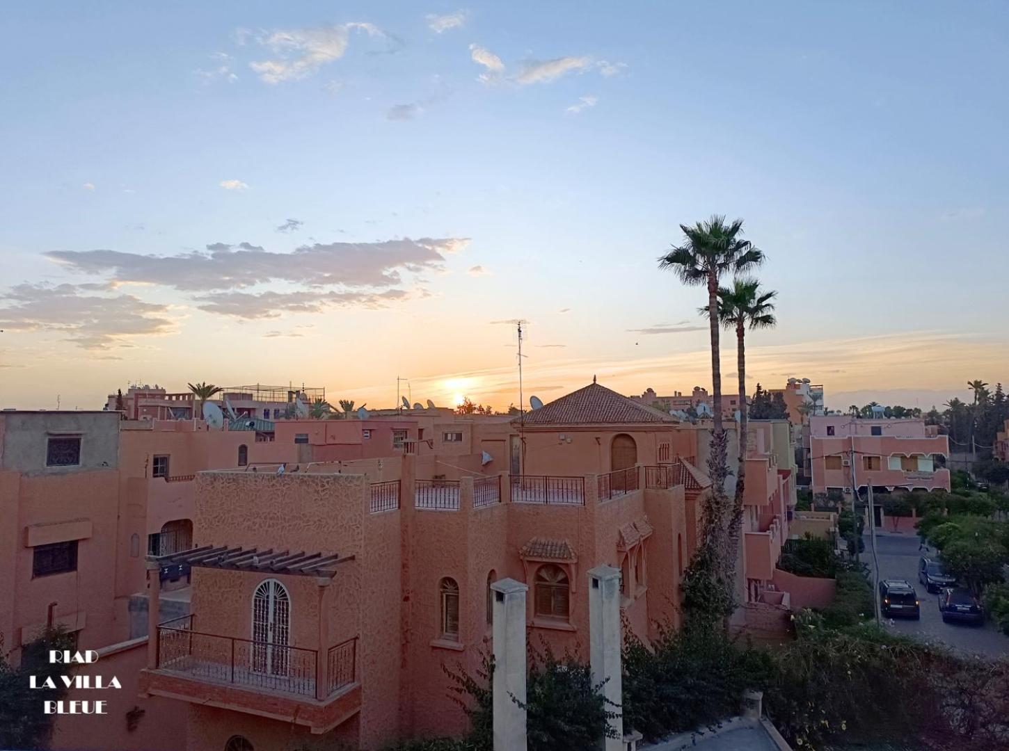 Riad La Villa Bleue & Spa Marrakesh Exterior foto