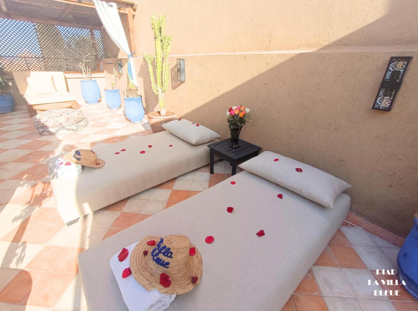 Riad La Villa Bleue & Spa Marrakesh Exterior foto